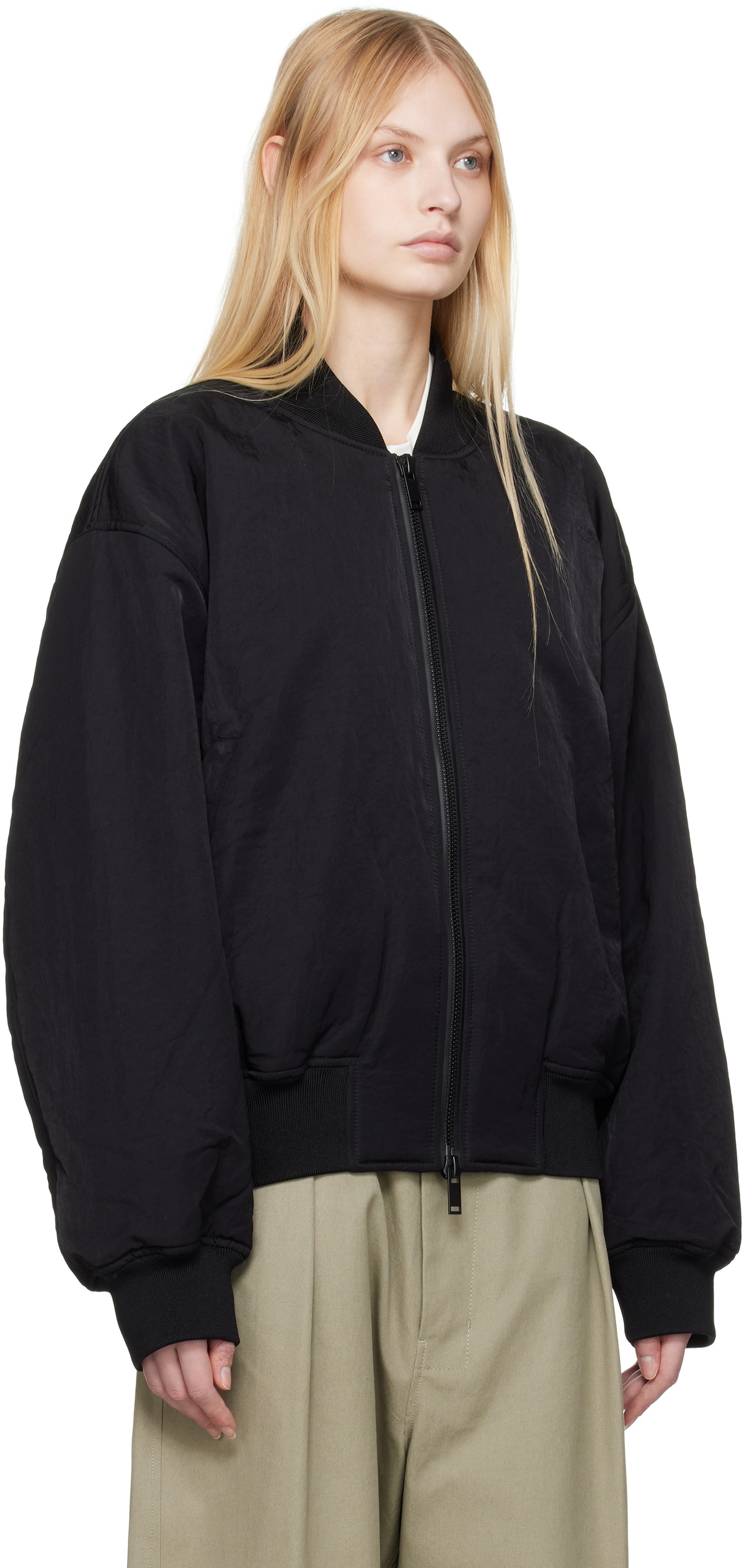 STUDIO NICHOLSON Bomber Jacket サイズ0 Studio Nicholson Black Blade Bomber Jacket Studio Nicholson