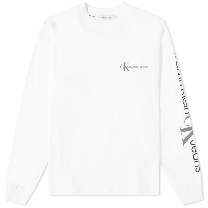 Photo: Calvin Klein Men's Long Sleeve Urban CK Graphic T-Shirt in White