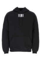 VTMNTS Black Cotton Blend Oversize Sweatshirt
