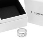 Givenchy Large Engraved Chain Ring