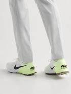 Nike Golf - Air Zoom Infinity Tour Rubber-Trimmed Flyknit Golf Shoes - White