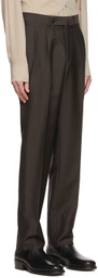 Ring Jacket Brown Mohair Suit