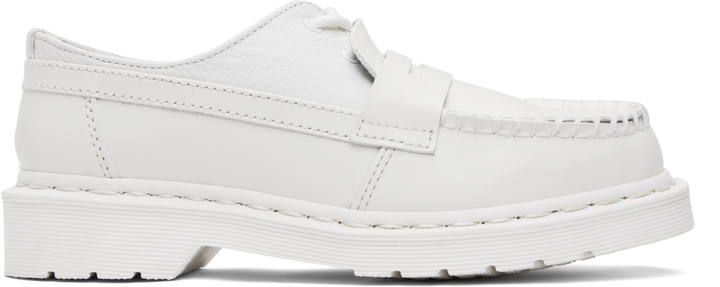 Photo: MM6 Maison Margiela White Dr. Martens Edition 1461 Penton Derbys