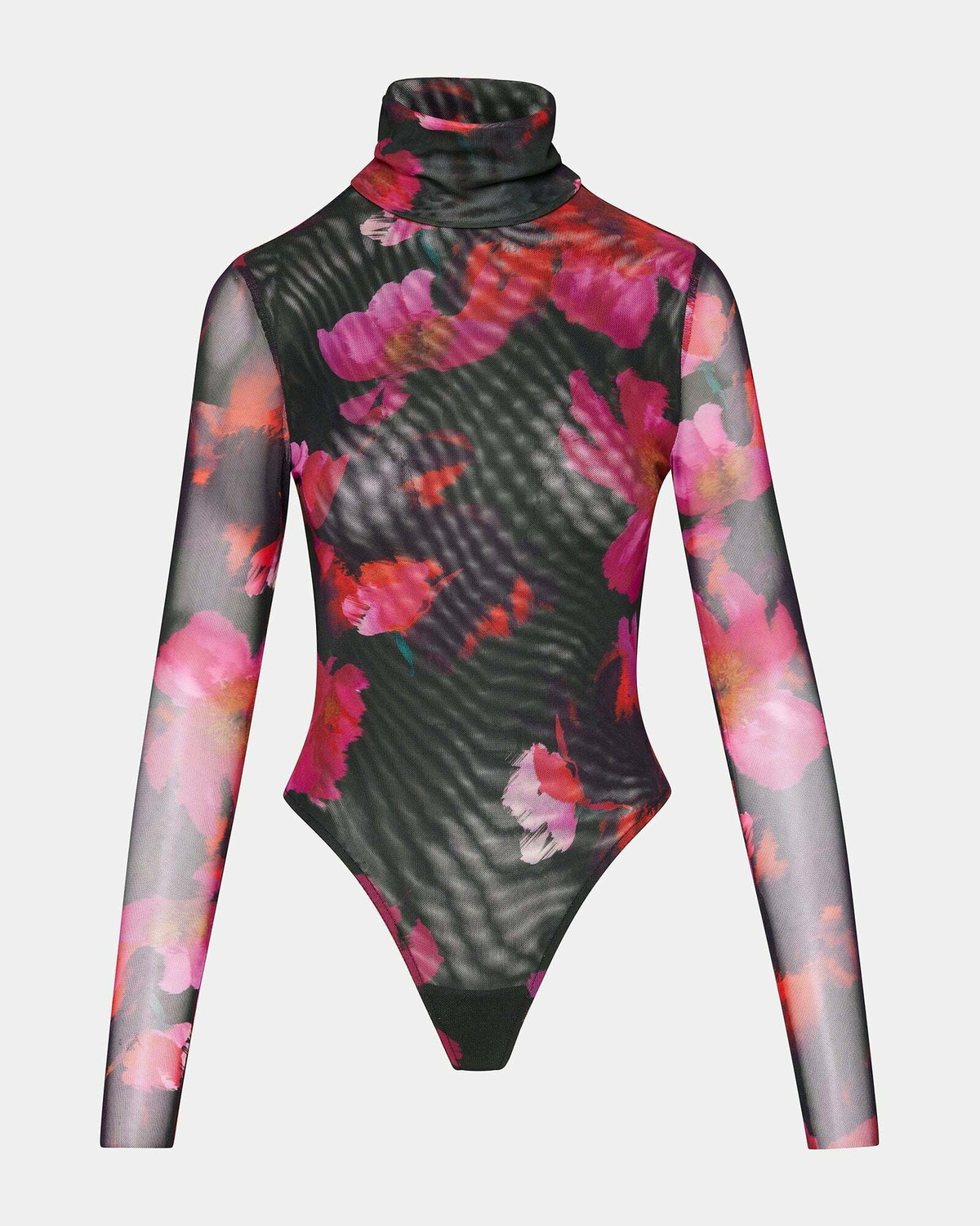 Steve Madden Luella Bodysuit Long Sleeve in Pink
