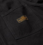 Neighborhood - Collarless Denim Overshirt - Black