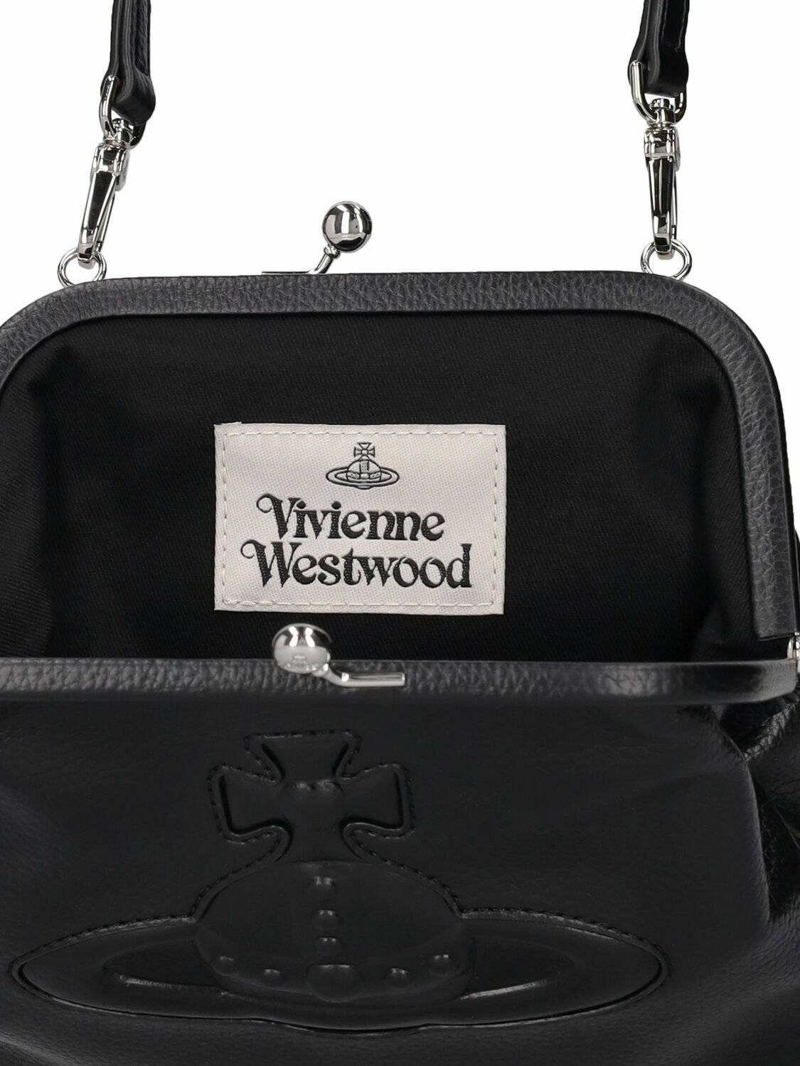 VIVIENNE WESTWOOD - Vivienne's Faux Leather Embossed Clutch