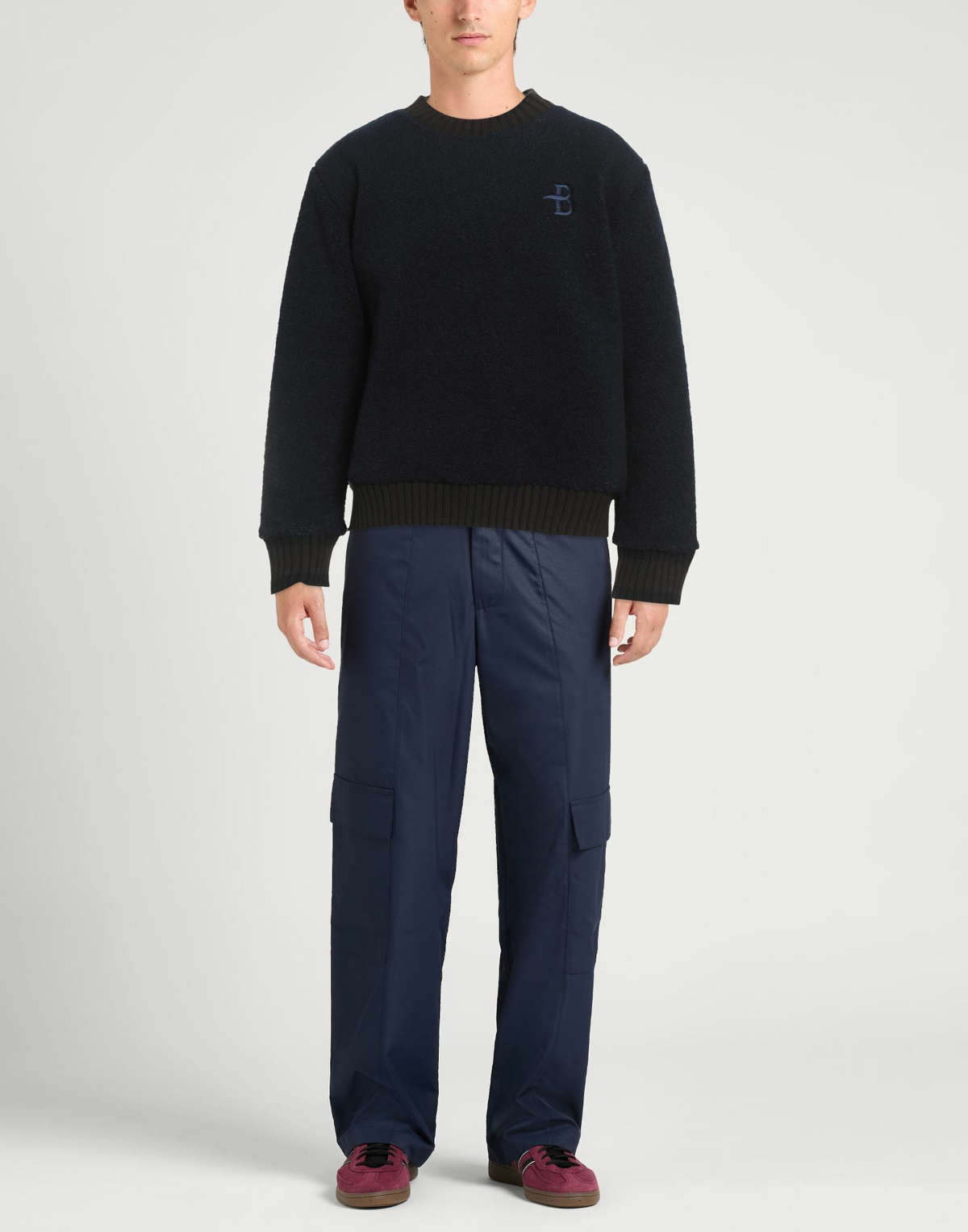Ballantyne Mens Sweatshirt Midnight in Blue