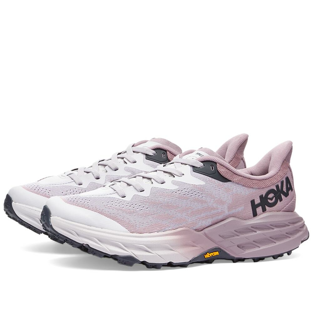 Hoka One One Women's Speedgoat 5 Sneakers in Elderberry/Lilac Marble ...