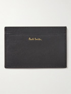 Paul Smith - Striped Leather Cardholder and Three-Pack Cotton-Blend Socks Gift Set