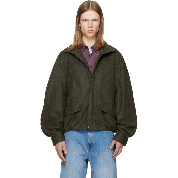 Photo: Calvin Klein Collection Brown Donald Bomber Jacket