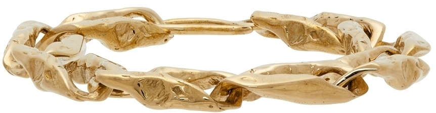 Photo: Faris SSENSE Exclusive Gold Terra Chain Bracelet