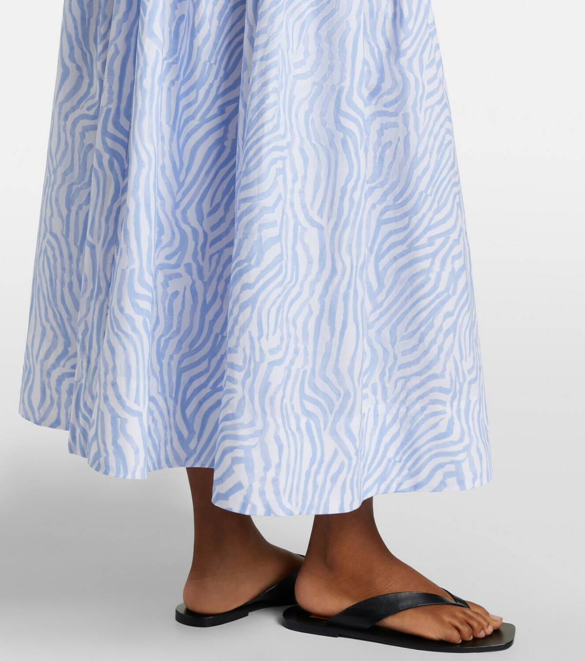 Proenza Schouler White Label Michelyn printed cotton-blend maxi dress