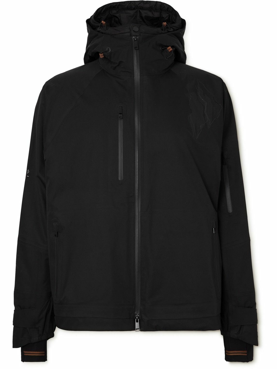 Zegna - Panelled Hooded Ski Jacket - Black Zegna