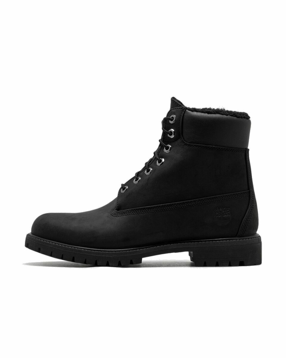 Photo: Timberland 6 In Premium Fur/Warm Lined Black - Mens - Boots