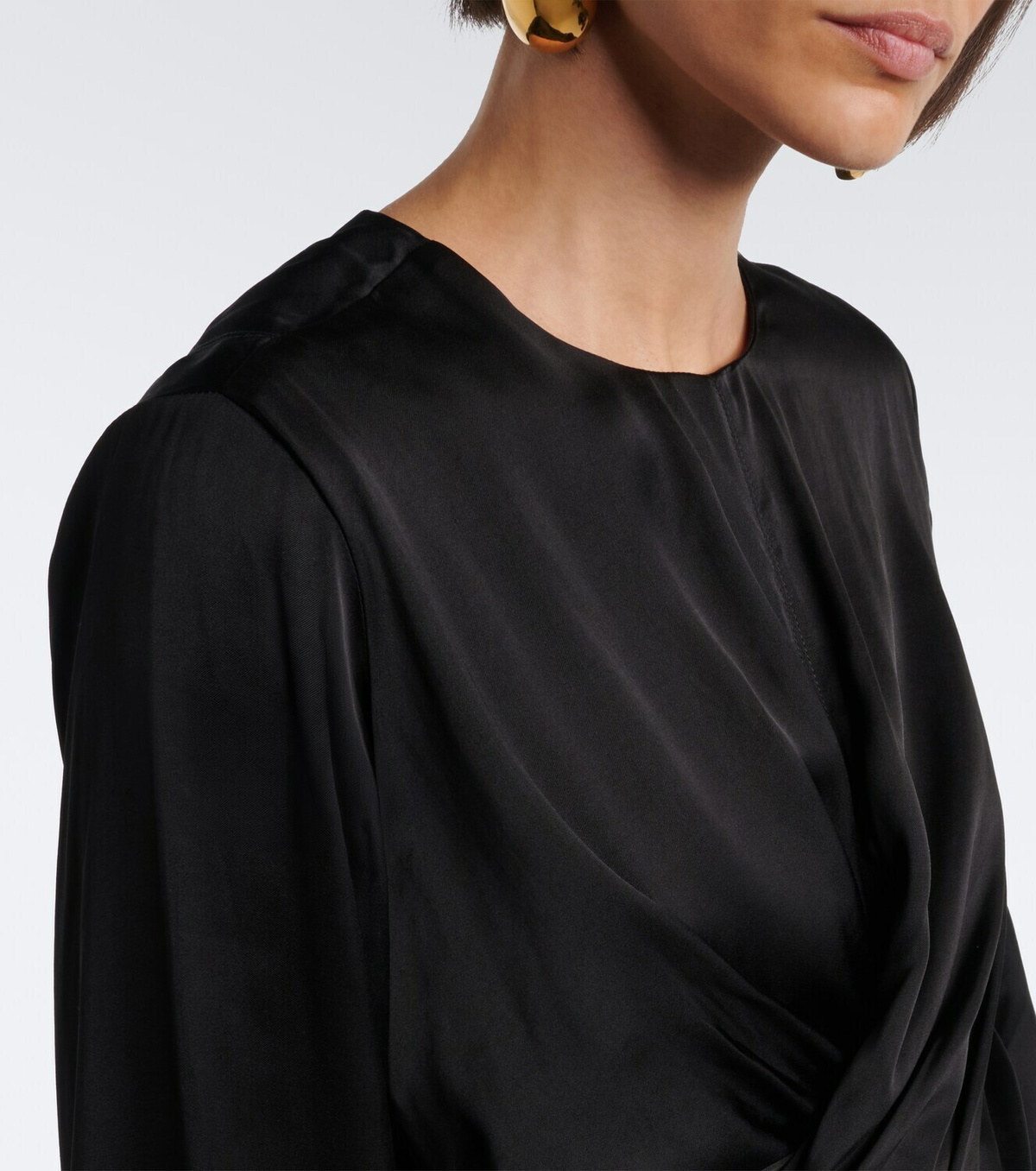 Isabel Marant Neame draped satin top