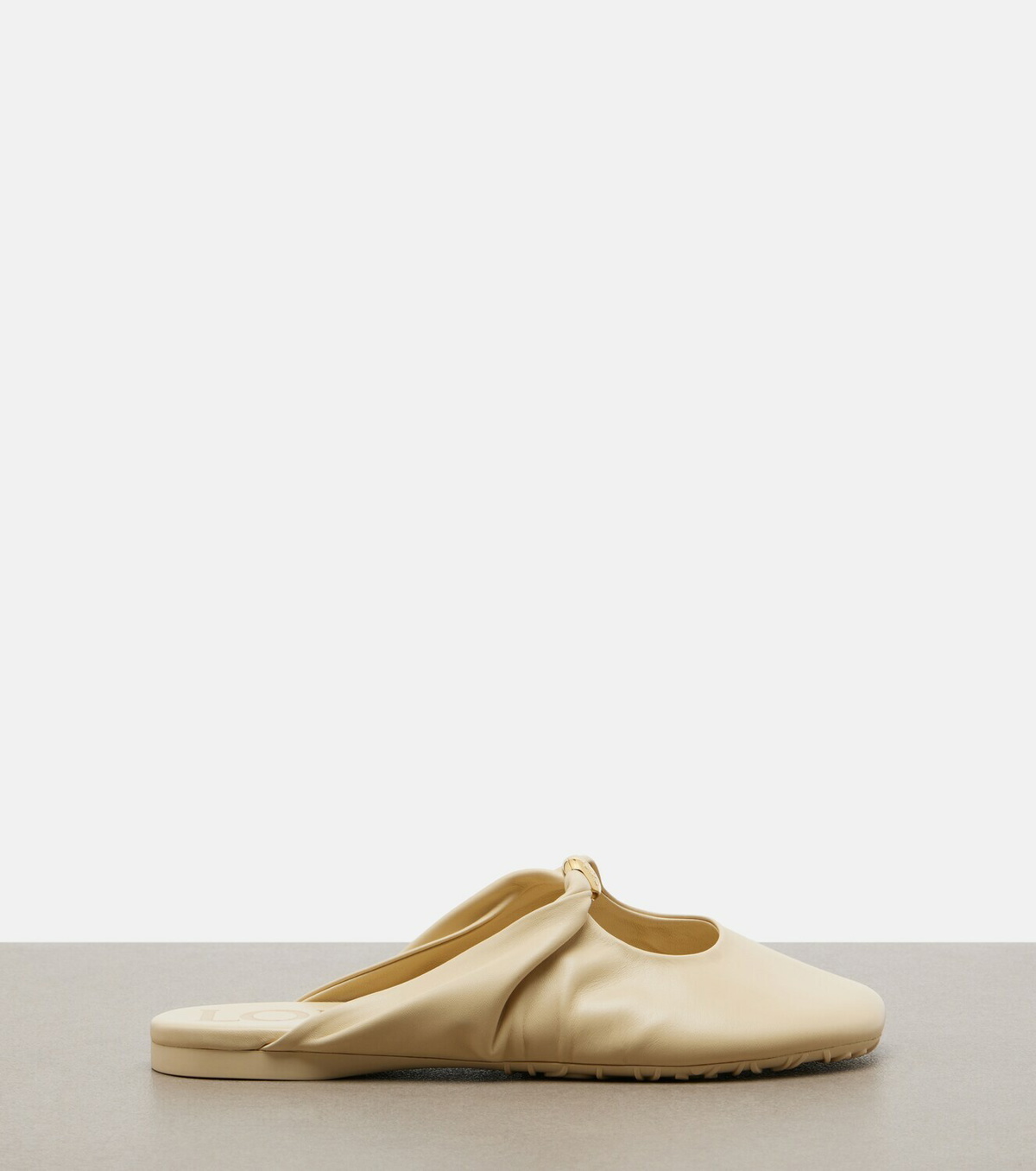 Loewe Pebble Soft leather mules