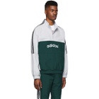 adidas Originals Grey and Green Archive Track Jacket