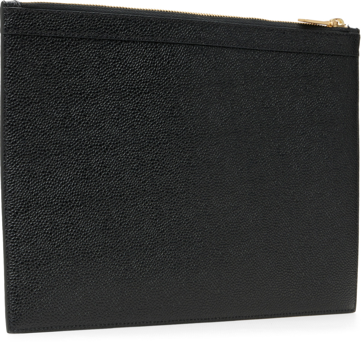 Thom Browne Black Pebble Grain Small Document Holder