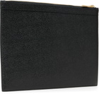 Thom Browne Black Pebble Grain Small Document Holder