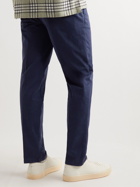 Altea - Dumbo Straight-Leg Cotton-Blend Gabardine Trousers - Blue