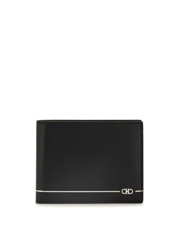 Photo: Ferragamo Mens Gancini wallet in Black