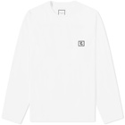 Wooyoungmi Men's Long Sleeve Back Logo T-Shirt in White