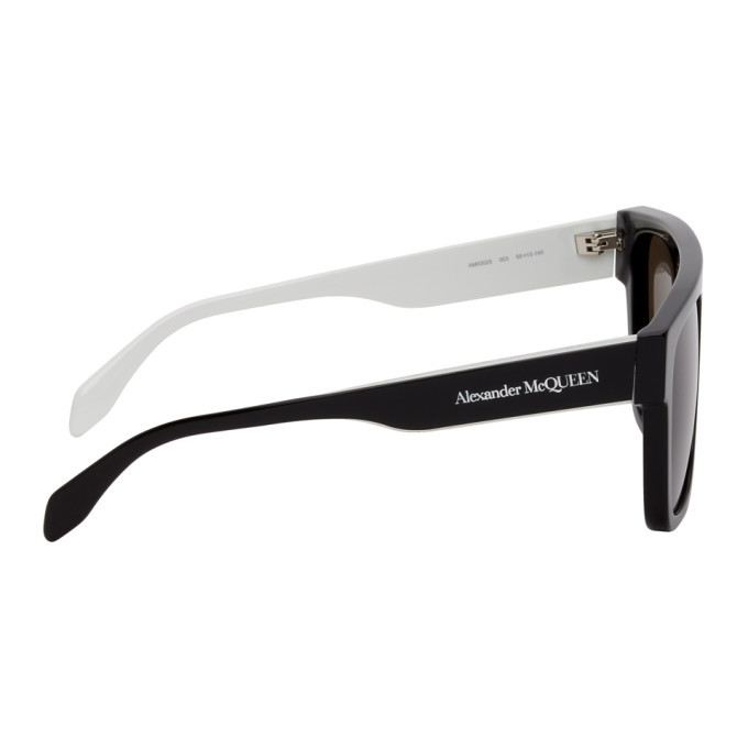 Alexander McQueen Black and White Selvedge Flat Top  display picture 3