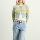 SUNDAYFRUITMARKET Women's Sun Cropped Cardigan in Mint