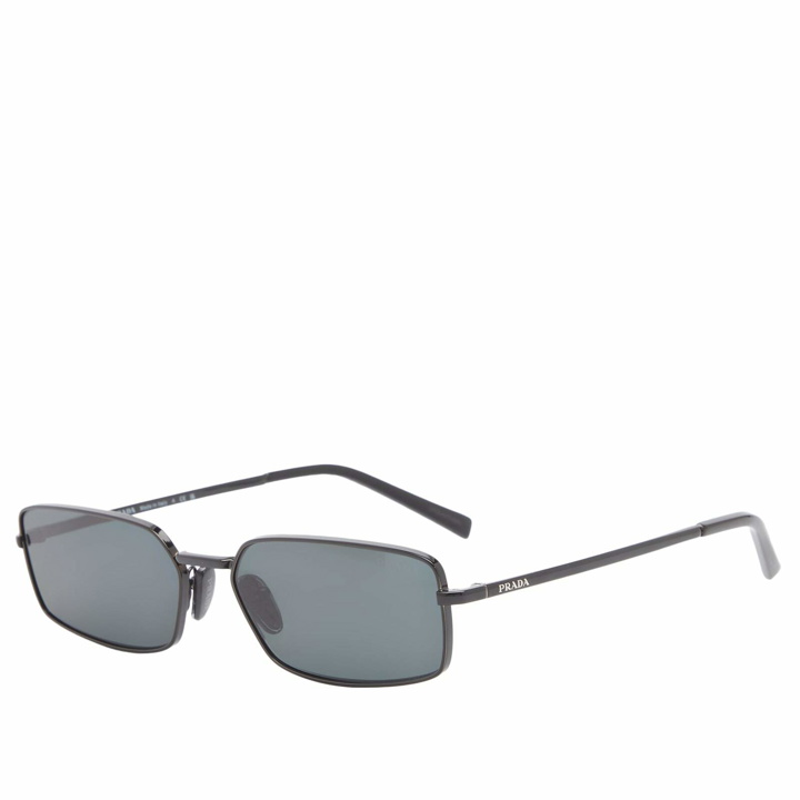Photo: Prada Eyewear Women's A60S Sunglasses in Black/Dark Grey 