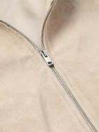 Theory - Hazelton Suede Jacket - Neutrals