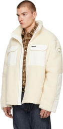 Canada Goose Off-White Harrier Fleece Jacket