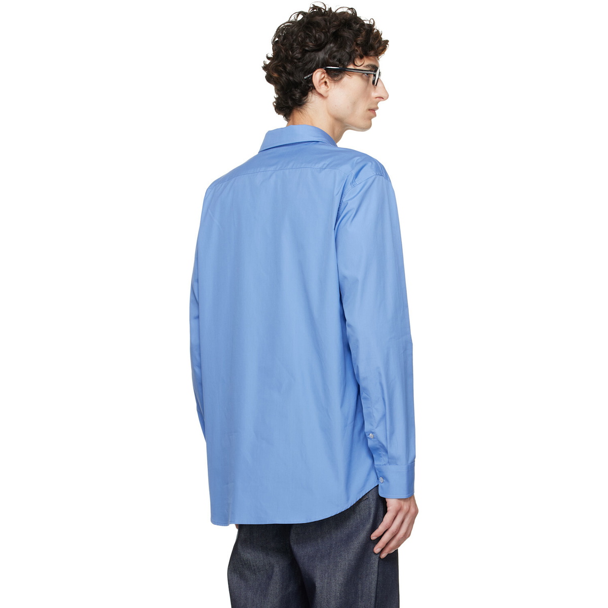 A.P.C. Blue Organic Cotton Shirt