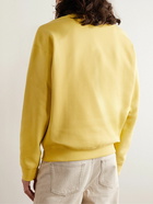 Nike - Logo-Embroidered Cotton-Blend Jersey Sweatshirt - Yellow