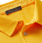 Loro Piana - Cotton-Piqué Polo Shirt - Yellow