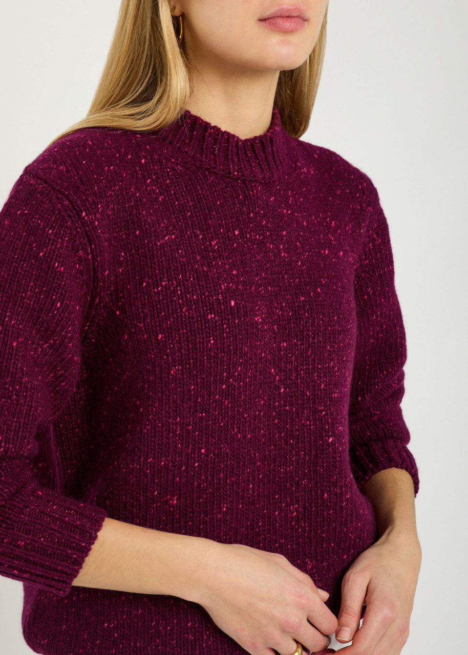 Gabriela Hearst Alfie Cashmere Jumper Bordeaux