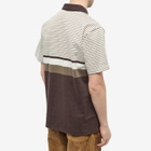 Tired Skateboards Men's Summer Polo Shirt in Cream/Brown