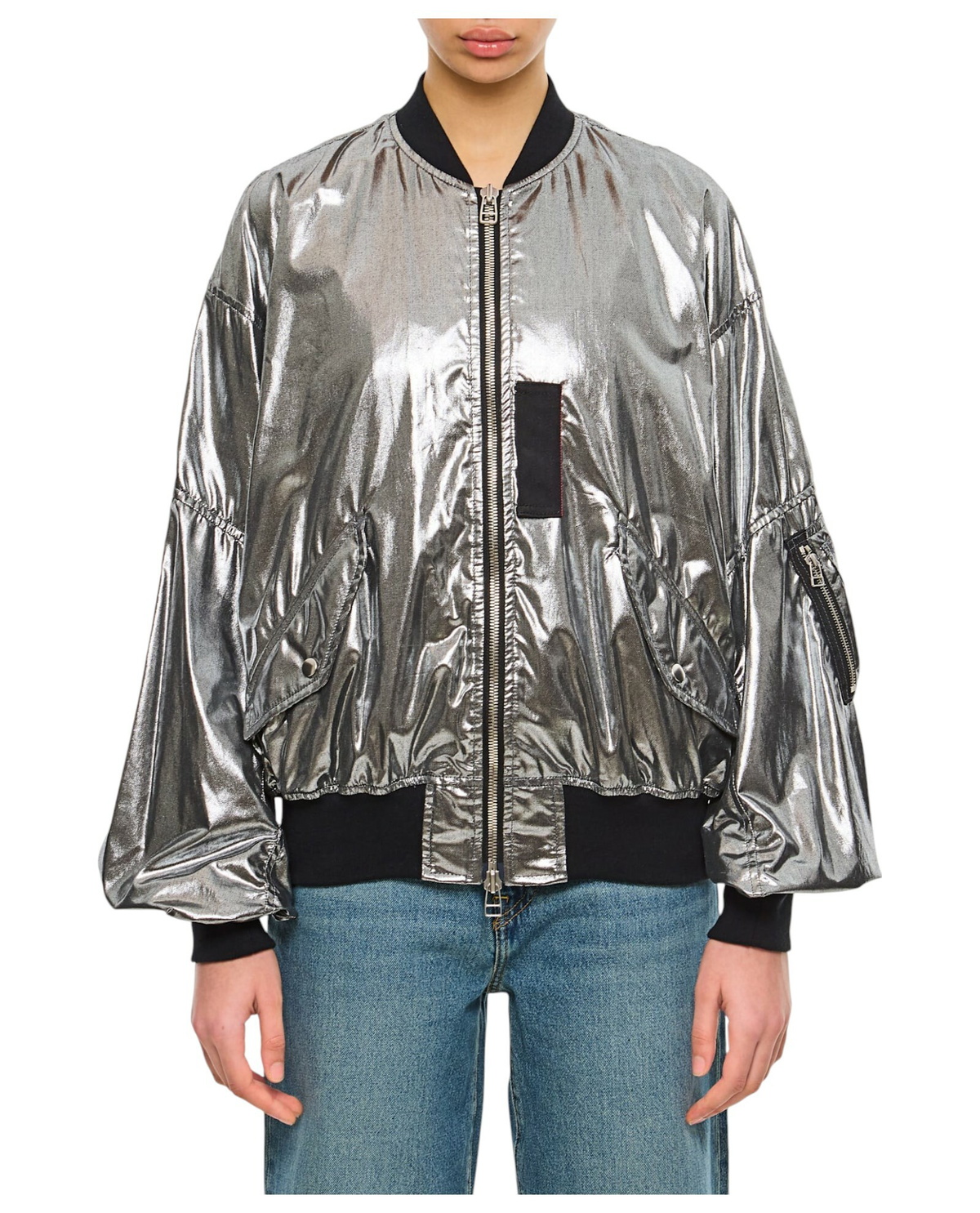 Junya Watanabe Khaki Peplum Bomber Jacket Junya Watanabe
