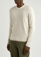 Rag & Bone Harvey Cotton-blend Jumper Ivory
