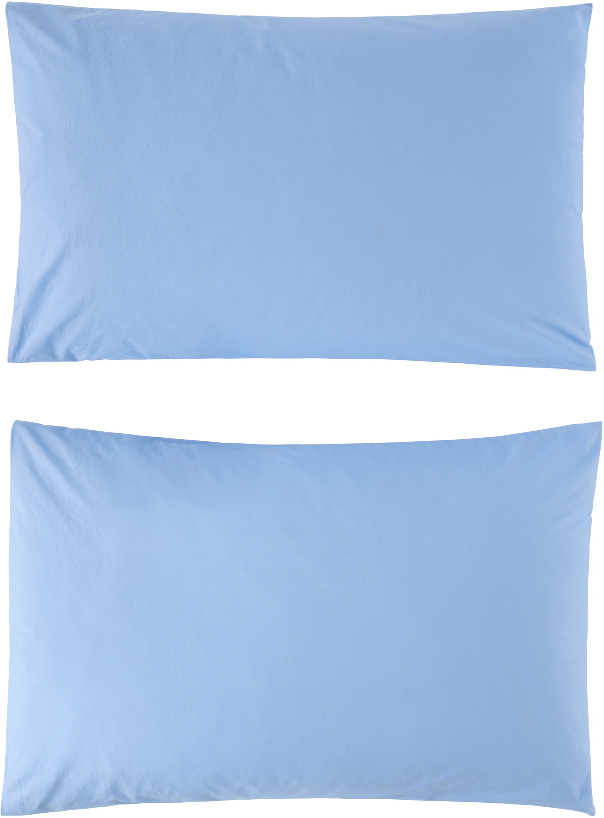 Tekla Blue Percale Pillowcase Set