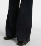 Stouls Gege suede flared pants