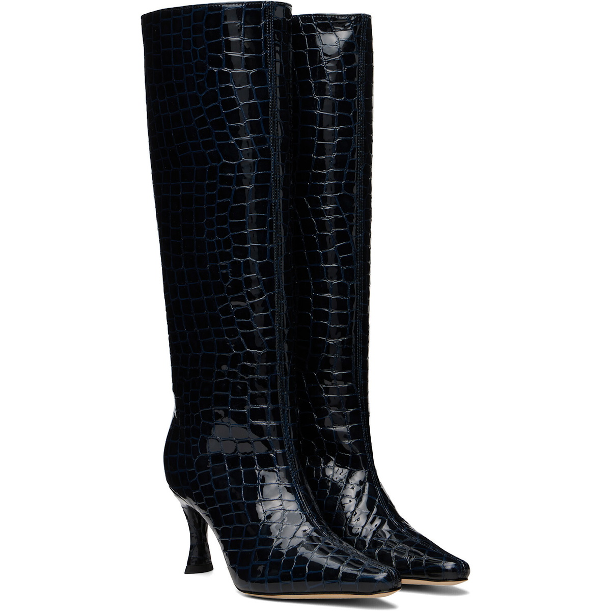 BY FAR Blue Stevie 42 Tall Boots