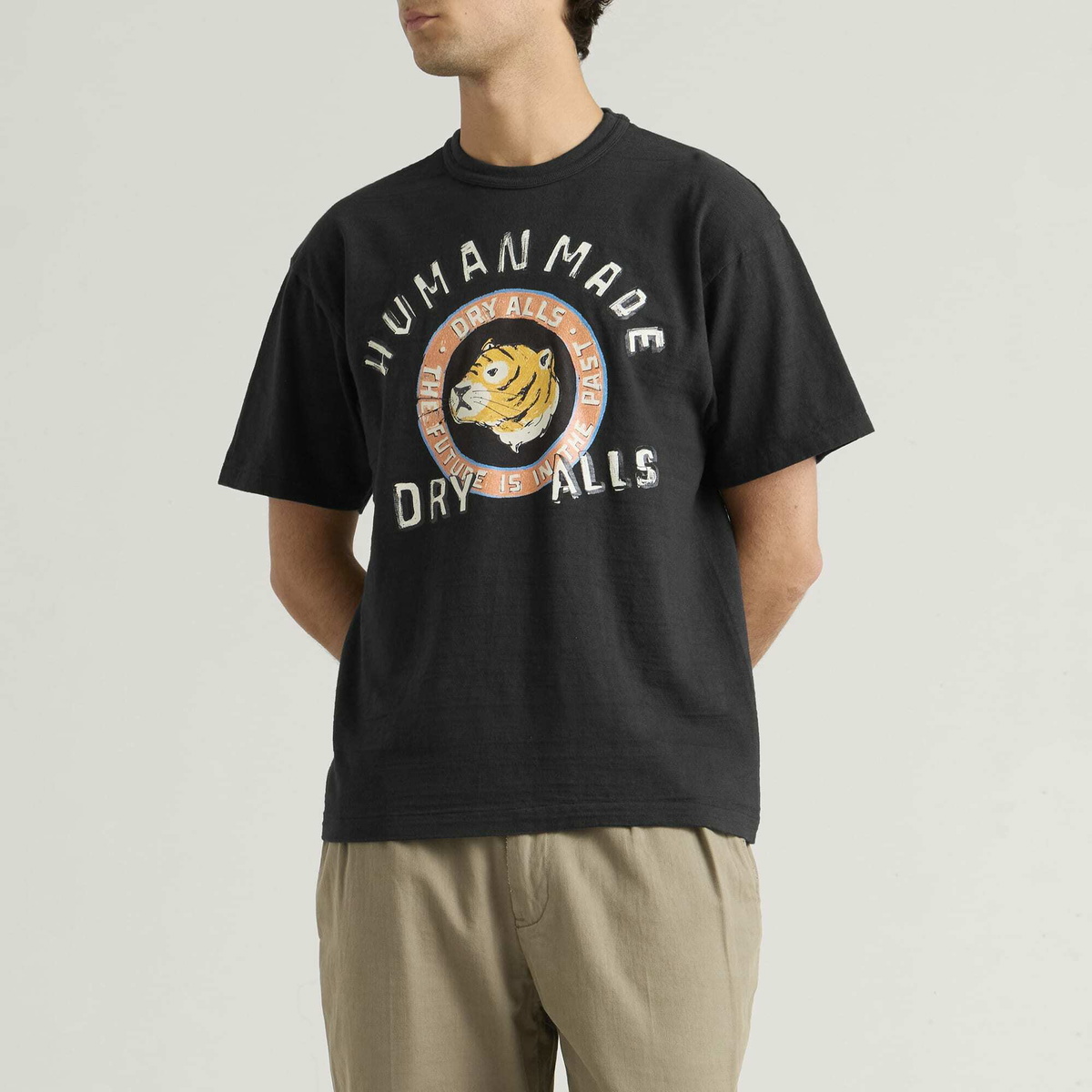 Human Made Men's Tiger Sketch T-Shirt in Black