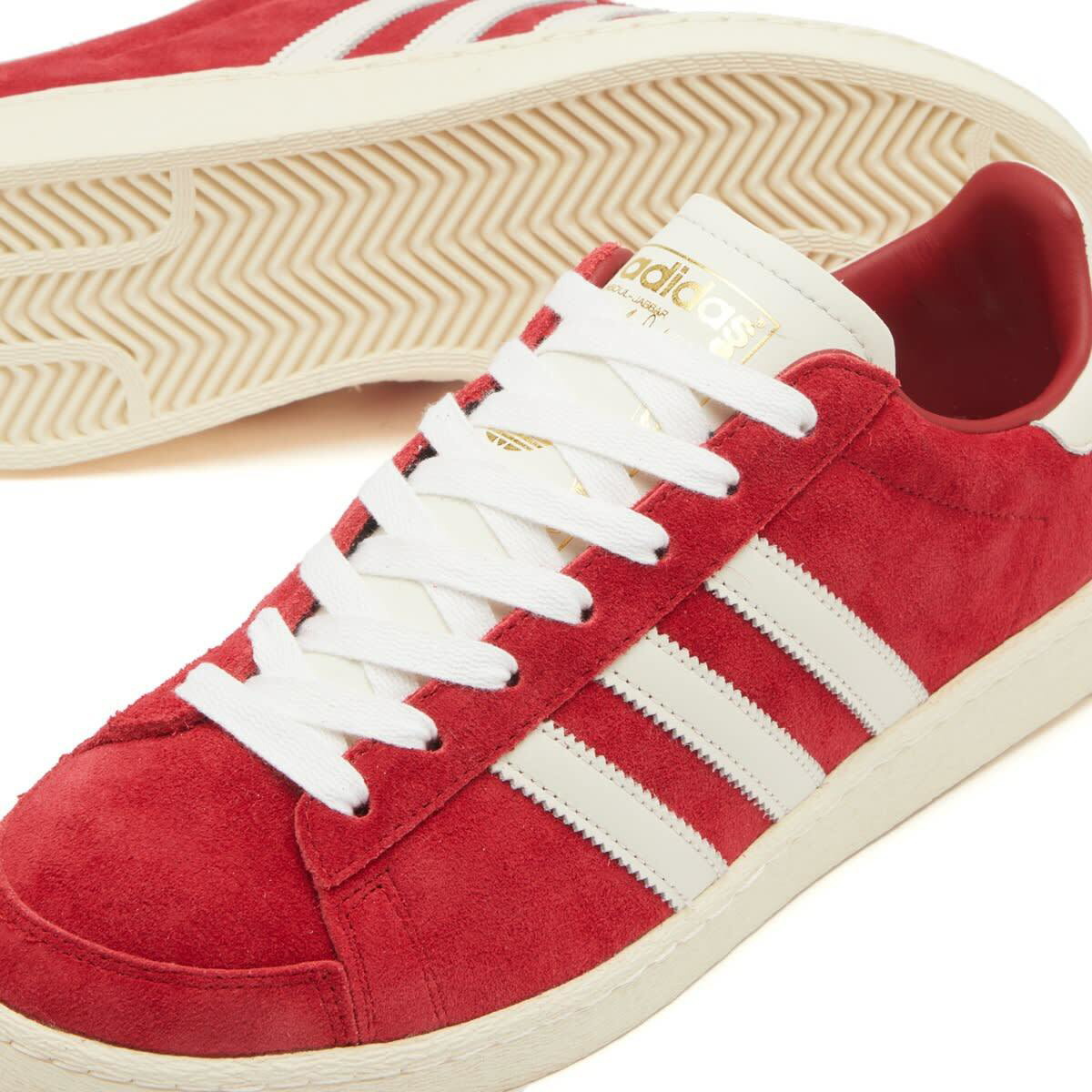 国内配送 adidas JABBAR LO T.RED/C.WHITE/GOLD LLIC adidas Jabbar Lo Sneaker Team Power Red, Cream White & Gold