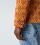 Junya Watanabe Floral single-breasted jacquard blazer