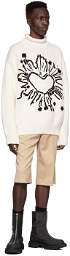 We11done Off-White Wool Sweater