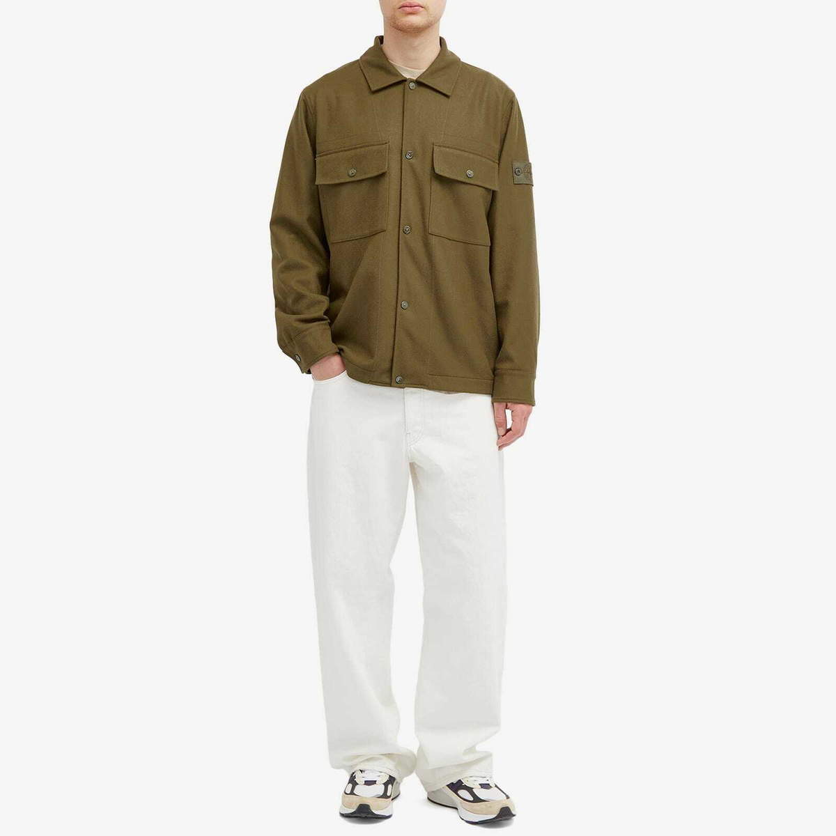 STONE  2024 GHOST OVERSHIRT 鑑定済 L STONE ISLAND 2024 GHOST OVERSHIRT 鑑定済 L - メルカリ