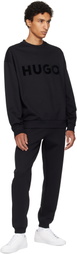 Hugo Black Oversize-Fit Sweatshirt