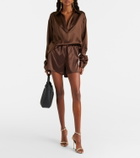 Tom Ford Silk-blend satin shorts