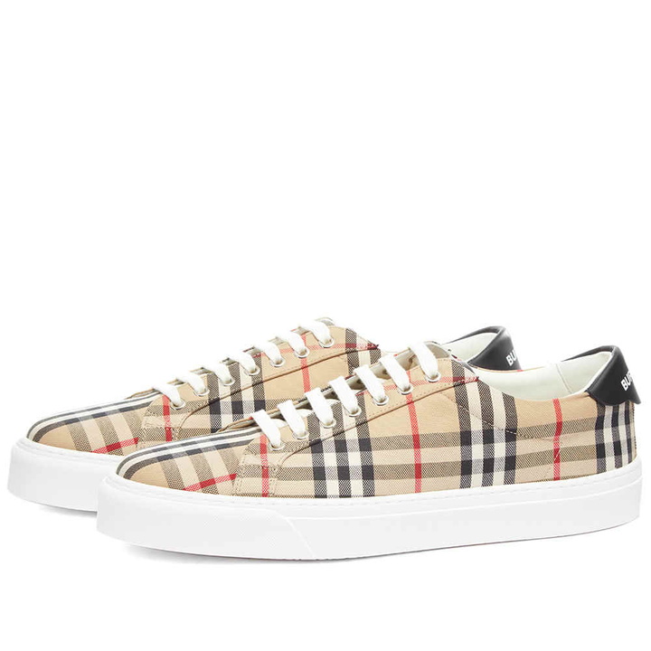 Photo: Burberry Rangleton Check Sneaker