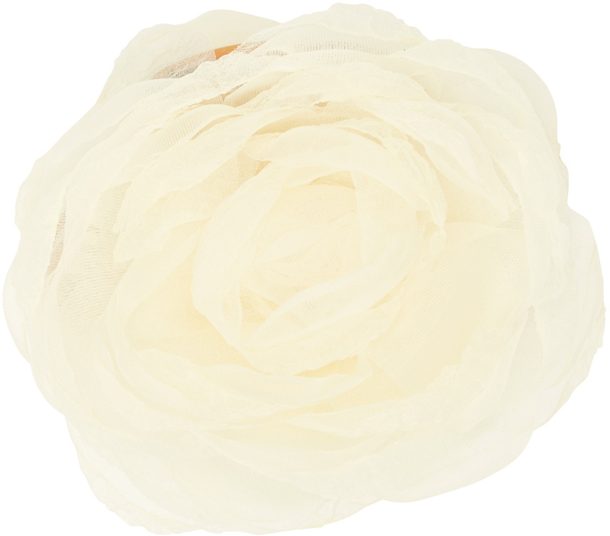 Caro Editions Off-White Rosie Hair Clip